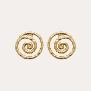 Spiral Stud Earrings